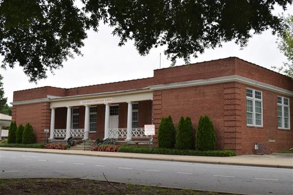 Exterior of library